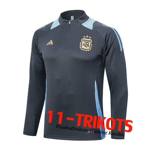 Argentinien Training Sweatshirt Grau/Blau 2024/2025