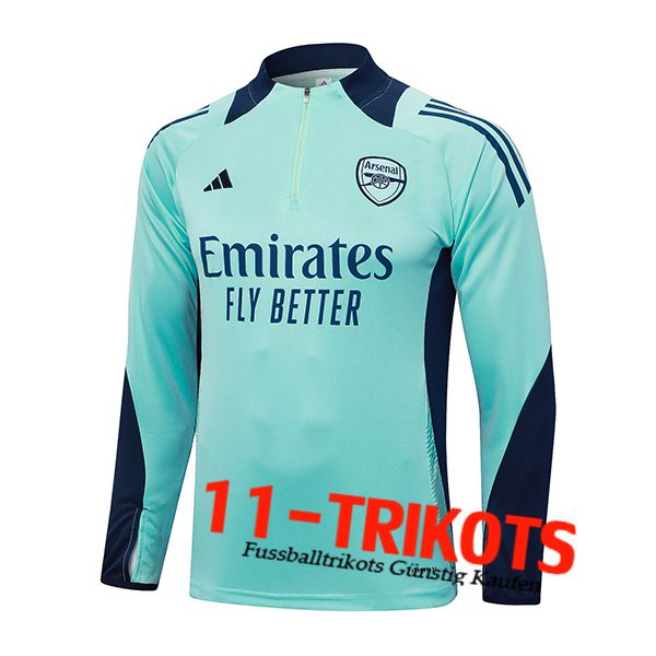 Arsenal Training Sweatshirt Grün/Blau 2024/2025 -03