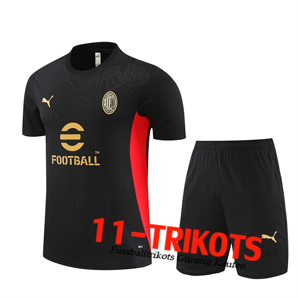 AC Milan Trainingstrikot Schwarz/Rot 2024/2025