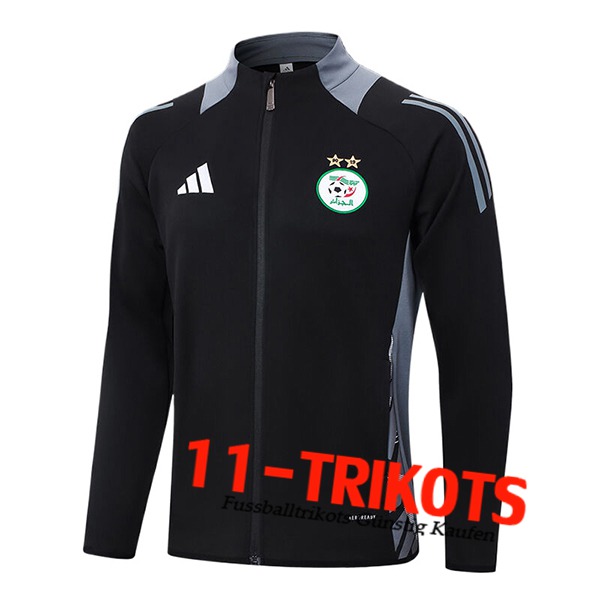 Algeria Trainingsjacke Schwarz/Grau 2024/2025