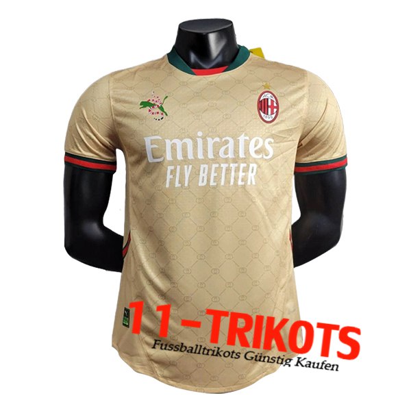 AC Milan Fussball Trikots Special Editioncile Gelb 2024/2025