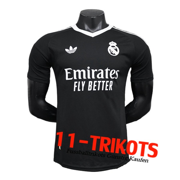 Real Madrid Fussball Trikots Torhuter Schwarz 2024/2025