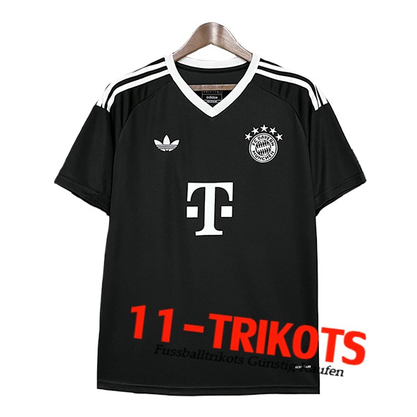 Bayern Munchen Fussball Trikots Torhuter Schwarz 2024/2025