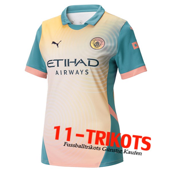 Neues Manchester City Fussball Trikots Damen Vierte 2024/2025