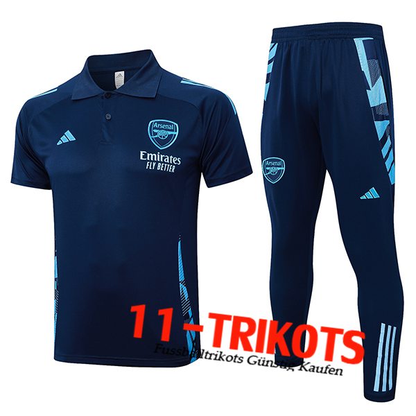 Arsenal Poloshirt Königsblau 2024/2025