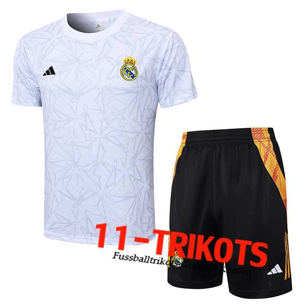 Real Madrid Trainingstrikot Weiß 2024/2025