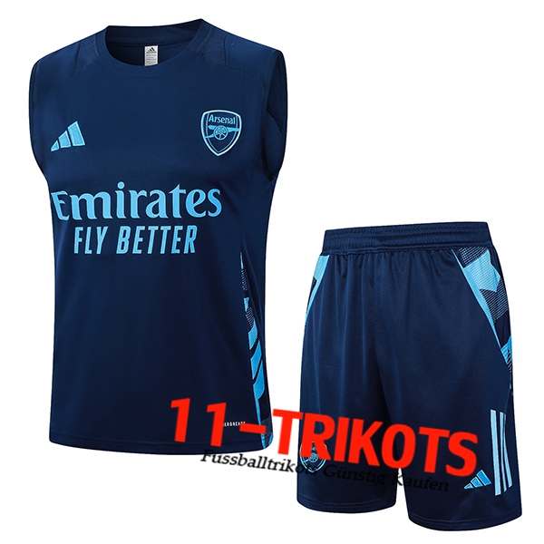 Arsenal Trainings-Tanktop Königsblau 2024/2025