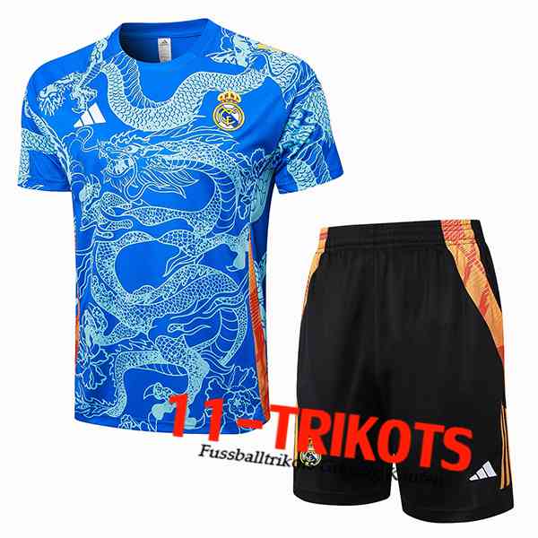 Real Madrid Trainingstrikot Blau 2024/2025