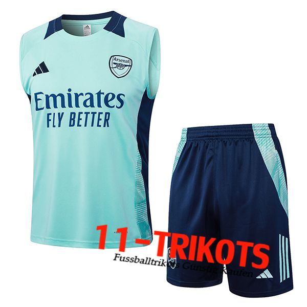 Arsenal Trainings-Tanktop Grün/Blau 2024/2025