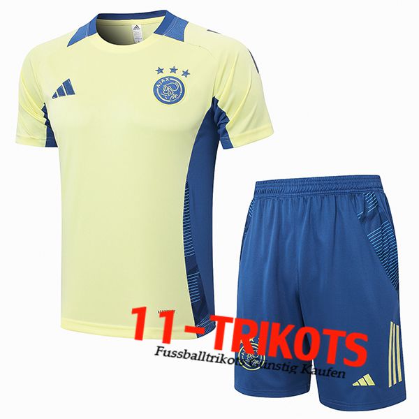 Ajax Trainingstrikot Gelb/Blau 2024/2025