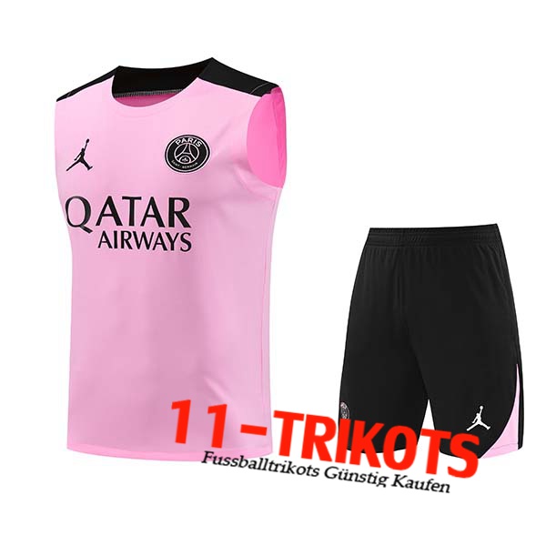 PSG Trainings-Tanktop Rosa/Schwarz 2024/2025