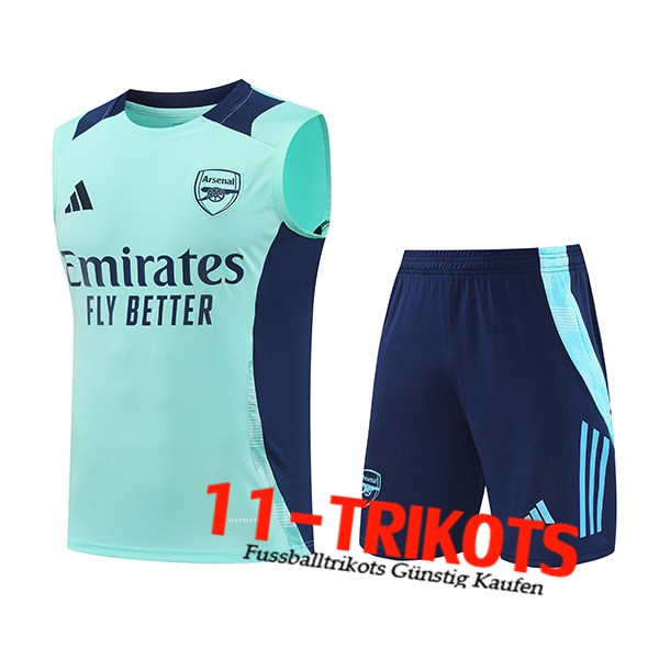 Arsenal Trainings-Tanktop Grün/Blau 2024/2025