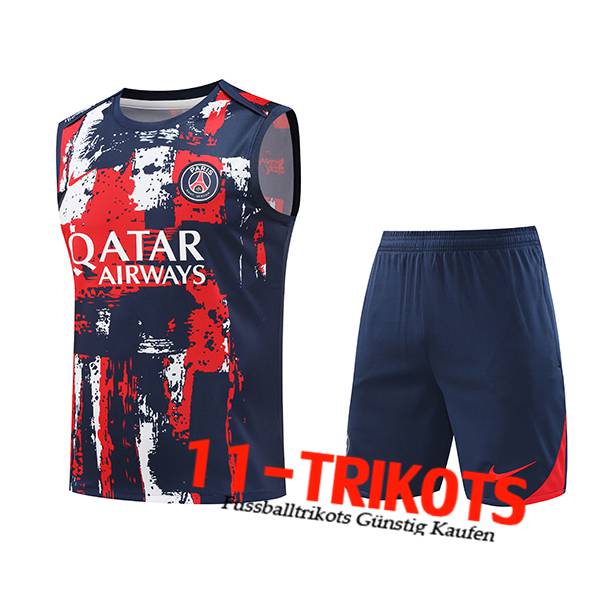 PSG Trainings-Tanktop Blau/Rot 2024/2025