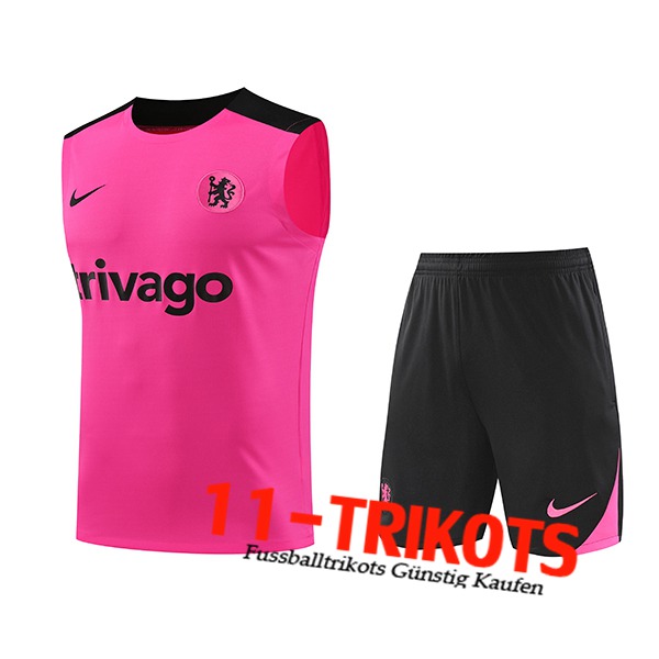 FC Chelsea Trainings-Tanktop lila/Schwarz 2024/2025