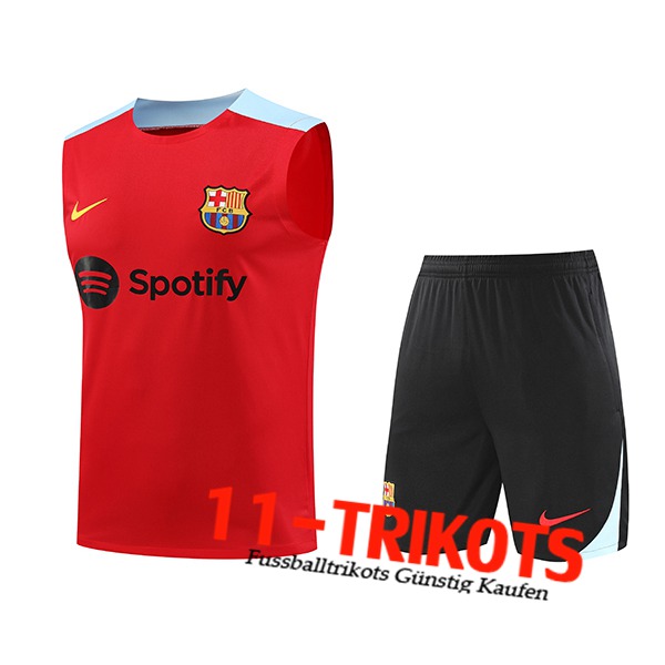 FC Barcelona Trainings-Tanktop Rot/Blau 2024/2025