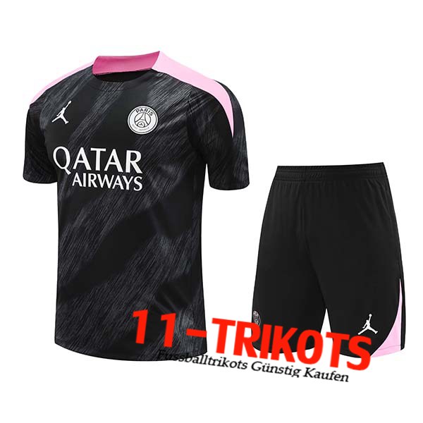 PSG Trainingstrikot Schwarz/Rosa 2024/2025