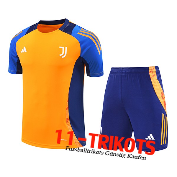 Juventus Trainingstrikot Orange/Blau 2024/2025 -03