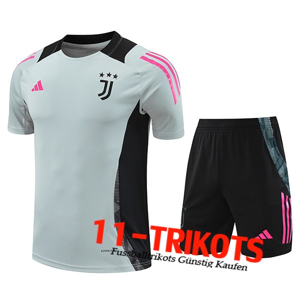 Juventus Trainingstrikot Grau/Schwarz 2024/2025