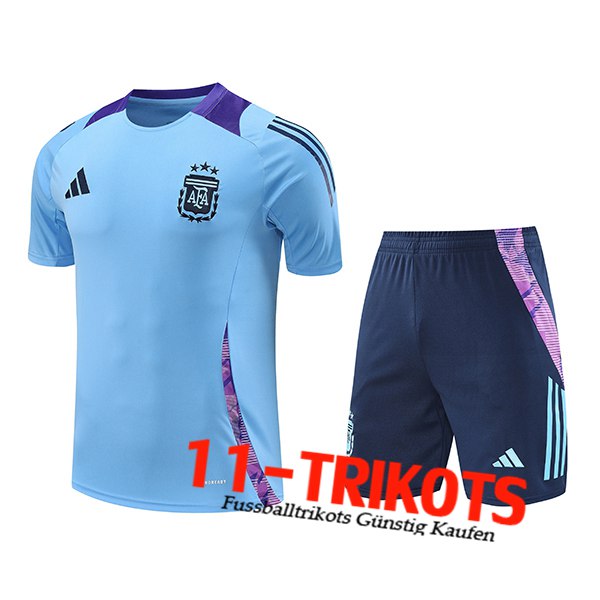 Argentinien Trainingstrikot Blau/lila 2024/2025