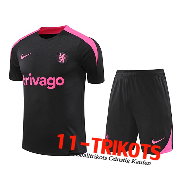 FC Chelsea Trainingstrikot Schwarz/lila 2024/2025