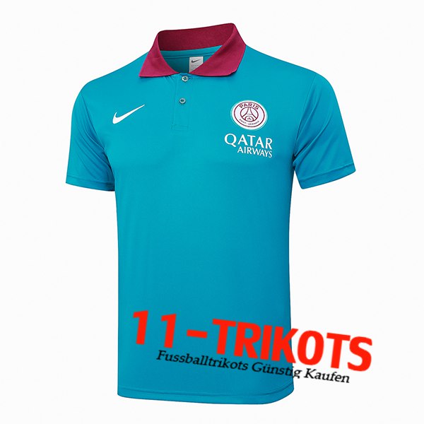 PSG Poloshirt Blau/Rot 2024/2025