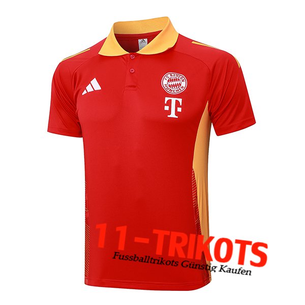 Bayern Munchen Poloshirt Rot/Orange 2024/2025