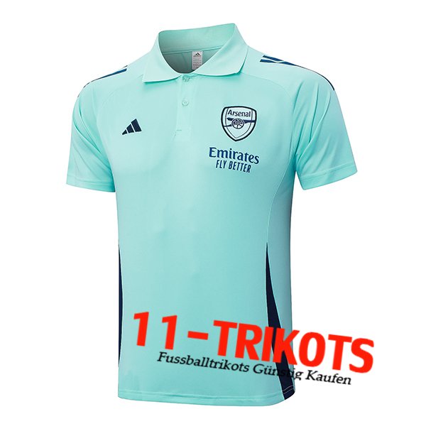 Arsenal Poloshirt Grün/Blau 2024/2025