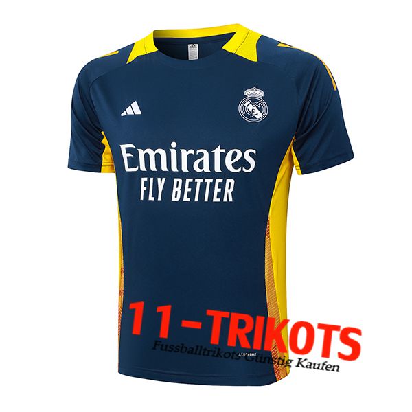 Real Madrid Trainingstrikot Blau/Gelb 2024/2025