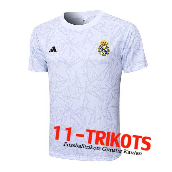 Real Madrid Trainingstrikot Weiß 2024/2025 -02