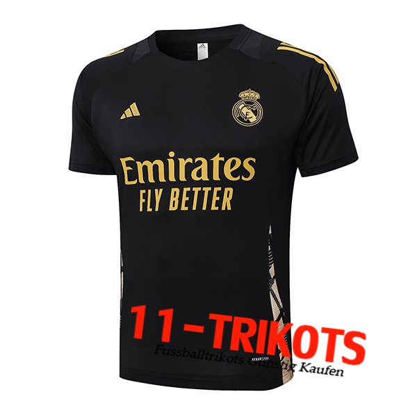 Real Madrid Trainingstrikot Schwarz/Gelb 2024/2025 -03