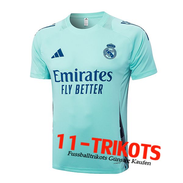 Real Madrid Trainingstrikot Grün/Blau 2024/2025