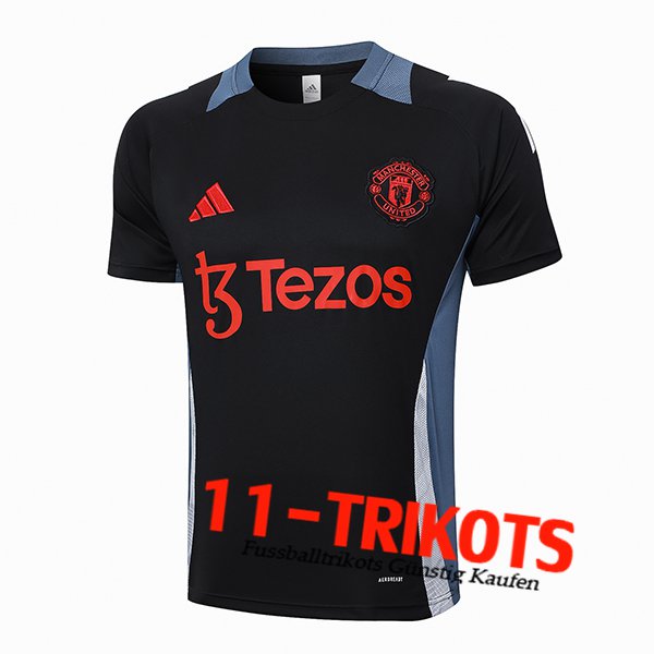 Manchester United Trainingstrikot Schwarz/Grau/Weiß 2024/2025