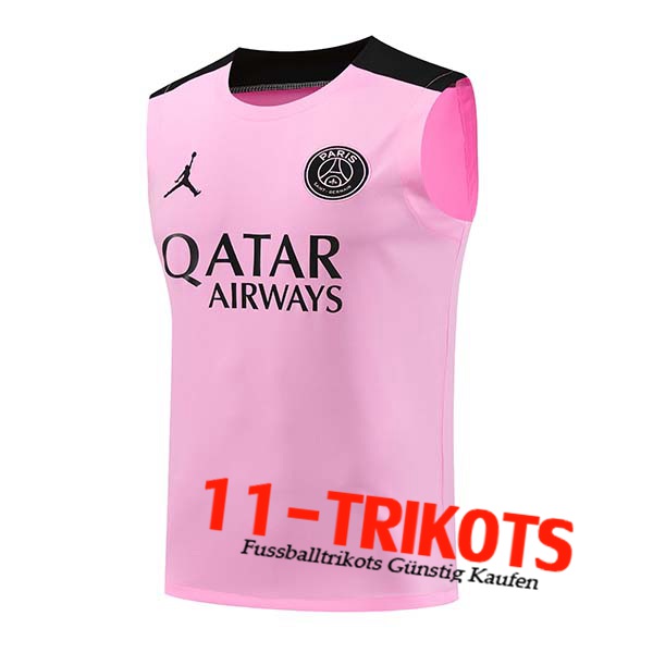 PSG Trainings-Tanktop Rosa/Schwarz 2024/2025