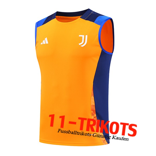 Juventus Trainings-Tanktop Orange/Blau 2024/2025