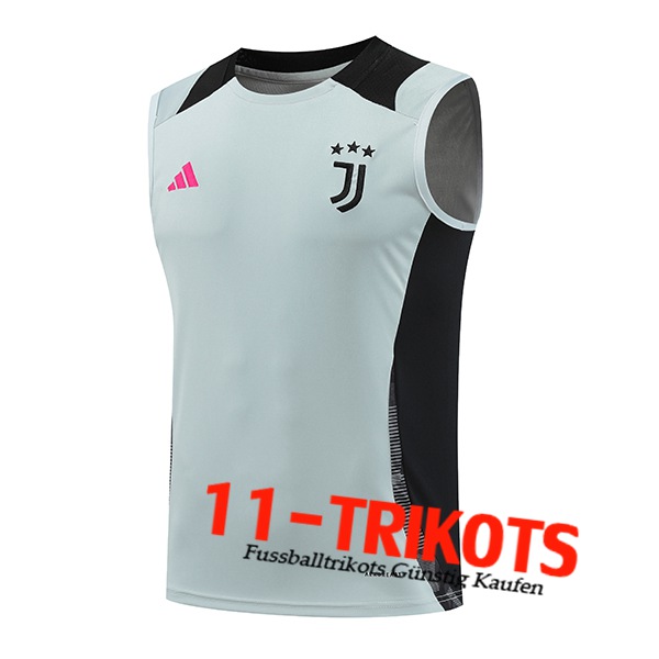 Juventus Trainings-Tanktop Grau/Schwarz 2024/2025