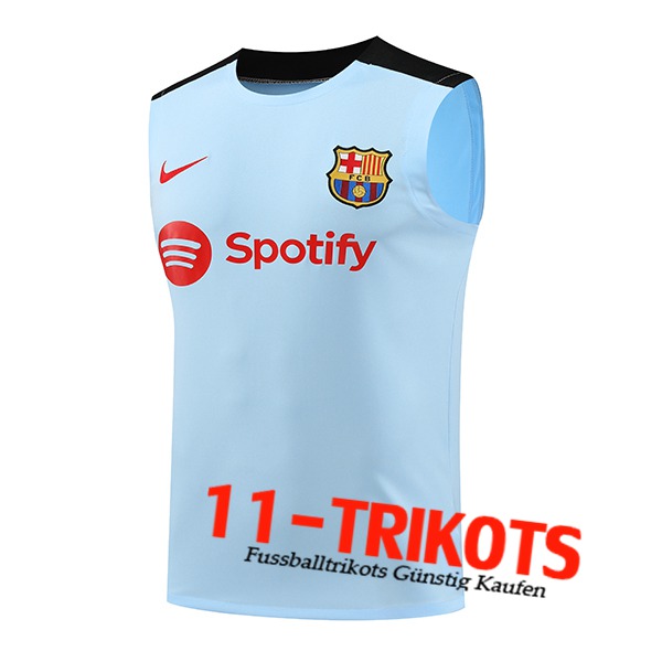 FC Barcelona Trainings-Tanktop Blau/Schwarz 2024/2025