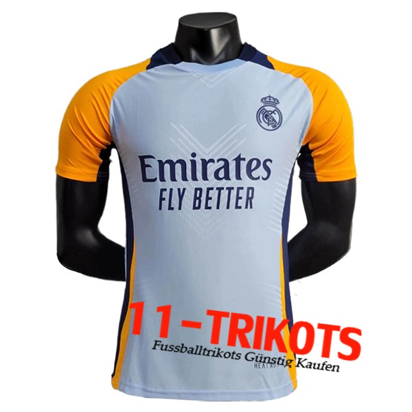 Real Madrid Trainingstrikot Blau/Orange 2024/2025