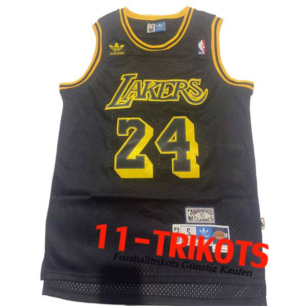 Los Angeles Lakers NBA Trikot (BRYANT #24) 2024/25 Schwarz/Gelb -02