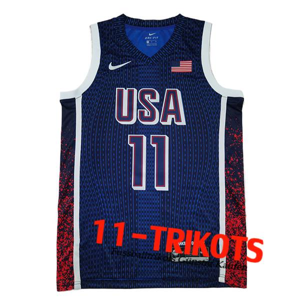 USA NBA Trikot (EMBIID #11) 2024/25 Blau/Rot