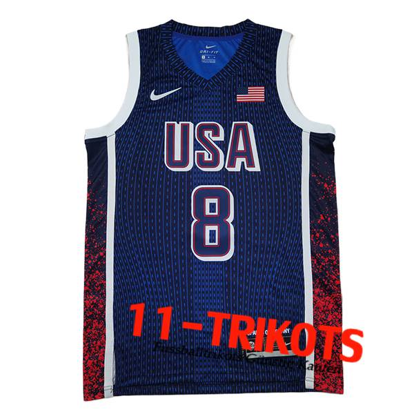 USA NBA Trikot (LEONARD #8) 2024/25 Blau/Rot