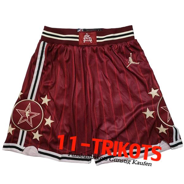 American All-Star Shorts NBA 2024/25 Rot/Gelb