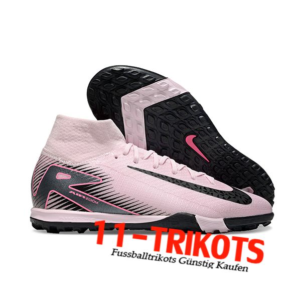 Nike Fussballschuhe Air Zoom Mercurial Superfly X Elite TF Rosa/Schwarz