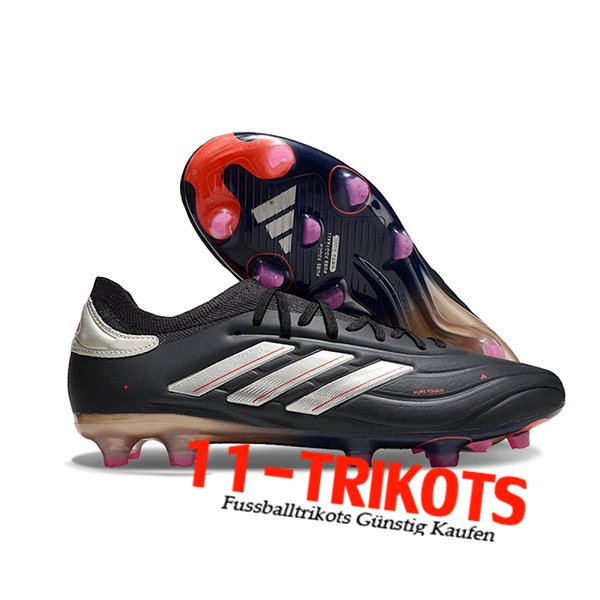 Copa Fussballschuhe PURE II+ FG BOOTS Schwarz/Grau