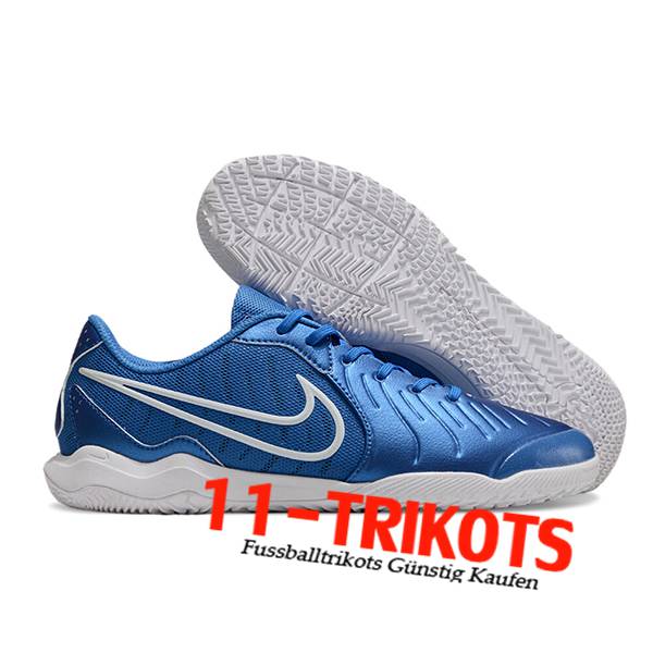 Nike Fussballschuhe Legend 10 Academy IC Blau/Weiß