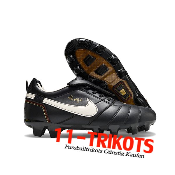 Nike Fussballschuhe Tiempo Legend R10 Elite FG Weiß/Schwarz