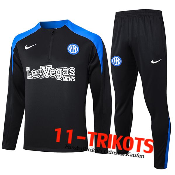 Inter Milan Trainingsanzug Schwarz/Blau 2024/2025 -02