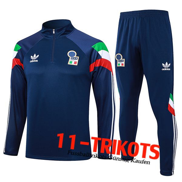 Italien Trainingsanzug Dunkelblau 2024/2025