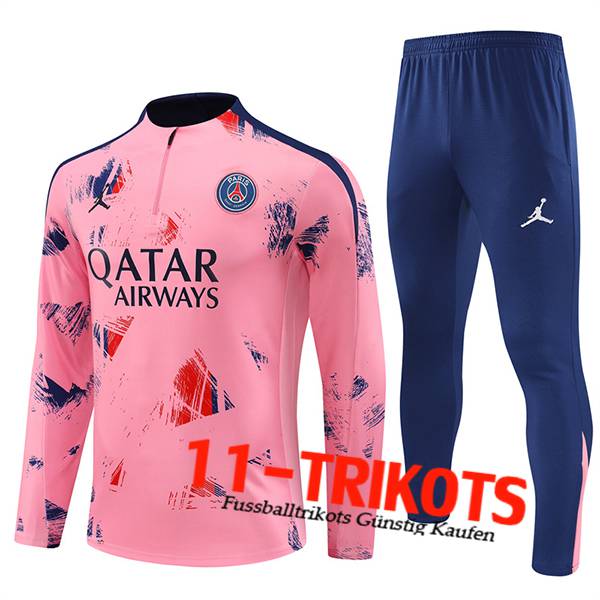 PSG Trainingsanzug Rosa/Blau 2024/2025