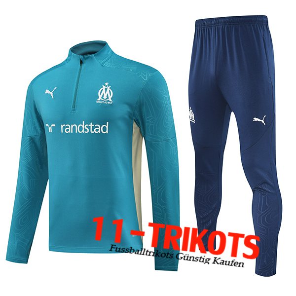 Marseille Trainingsanzug Grün/Beige 2024/2025