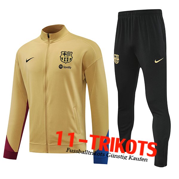 FC Barcelona Trainingsanzug Braun/Blau/Rot 2024/2025 -02